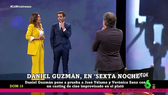El casting de José Yélamo y Verónica Sanz para ser actores en una película de Daniel Guzmán: "Yo quiero ser la mala" El casting de José Yélamo y Verónica Sanz para ser actores en una película de Daniel Guzmán: "Yo quiero ser la mala"