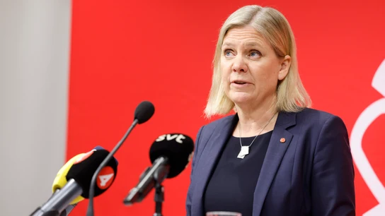 La primera ministra sueca, Magdalena Andersson La primera ministra sueca, Magdalena Andersson