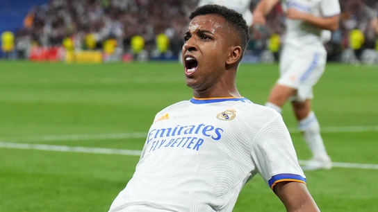 Rodrygo, en una celebración Rodrygo, en una celebración
