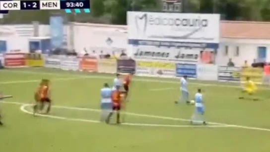 Gol del CD Coria ante el Mensajero Gol del CD Coria ante el Mensajero