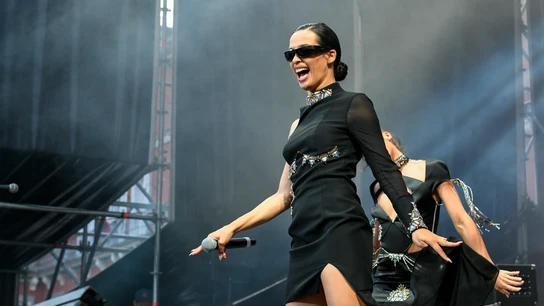Chanel se corona en la Plaza Mayor de Madrid tras quedar tercera en Eurovisión Chanel se corona en la Plaza Mayor de Madrid tras quedar tercera en Eurovisión