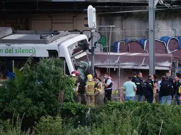 Accidente ferroviario en Sant Boi