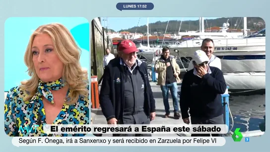 El análisis de Elisa Beni ante el inminente regreso del rey Juan Carlos: "Esto fue un esperpento" El análisis de Elisa Beni ante el inminente regreso del rey Juan Carlos: "Esto fue un esperpento"
