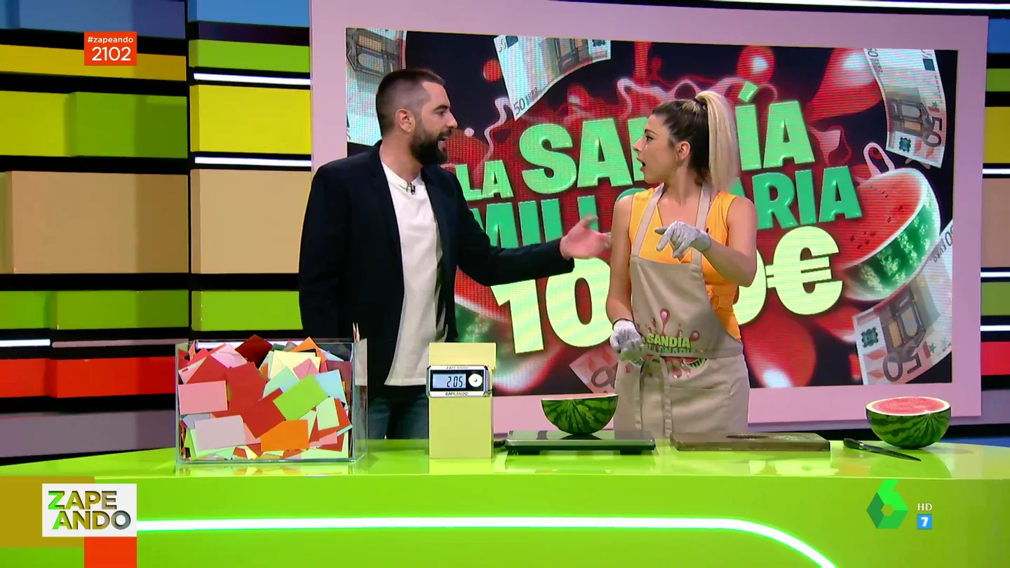 "¿Estás loca?": la sorpresa de Dani Mateo ante la pregunta de Valeria Ros a una espectadora "¿Estás loca?": la sorpresa de Dani Mateo ante la pregunta de Valeria Ros a una espectadora