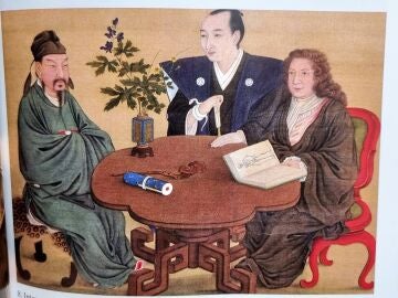 Intercambio científico entre un erudito chino, uno japonés y uno holandés en el siglo XVIII