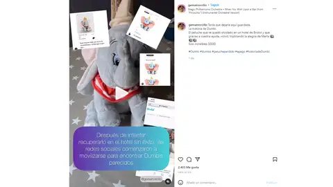 Una niña recupera el peluche que había perdido en un hotel de Bristol Una niña recupera el peluche que había perdido en un hotel de Bristol