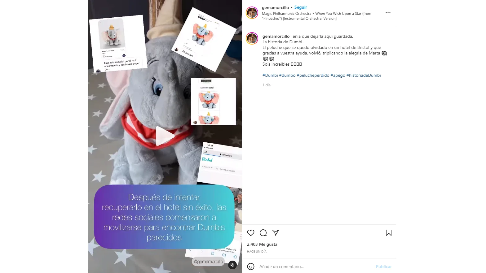 Una niña recupera el peluche que había perdido en un hotel de Bristol Una niña recupera el peluche que había perdido en un hotel de Bristol