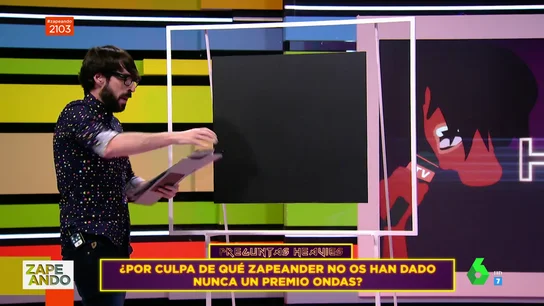 ¿Por culpa de quién Zapeando no ha conseguido un Premio Ondas nunca? Así responde Quique Peinado ¿Por culpa de quién Zapeando no ha conseguido un Premio Ondas nunca? Así responde Quique Peinado