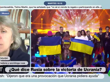 Elena Bogush explica cómo se ha interpretado en Rusia su exclusión de Eurovisión y la victoria de Ucrania