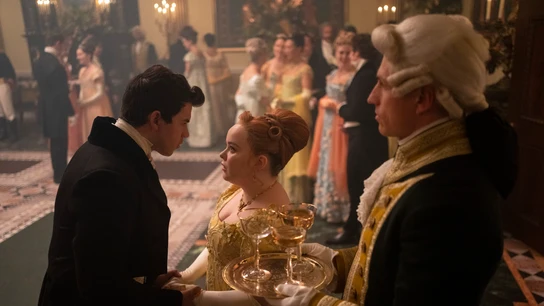 Colin Bridgerton (Luke Newton) y Penelope Featherington (Nicola Coughlan) en la segunda temporada de 'Los Bridgerton' Colin Bridgerton (Luke Newton) y Penelope Featherington (Nicola Coughlan) en la segunda temporada de 'Los Bridgerton'