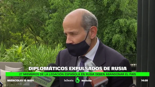Rusia expulsa a 27 diplomáticos españoles de Moscú Siete días para dejar el país