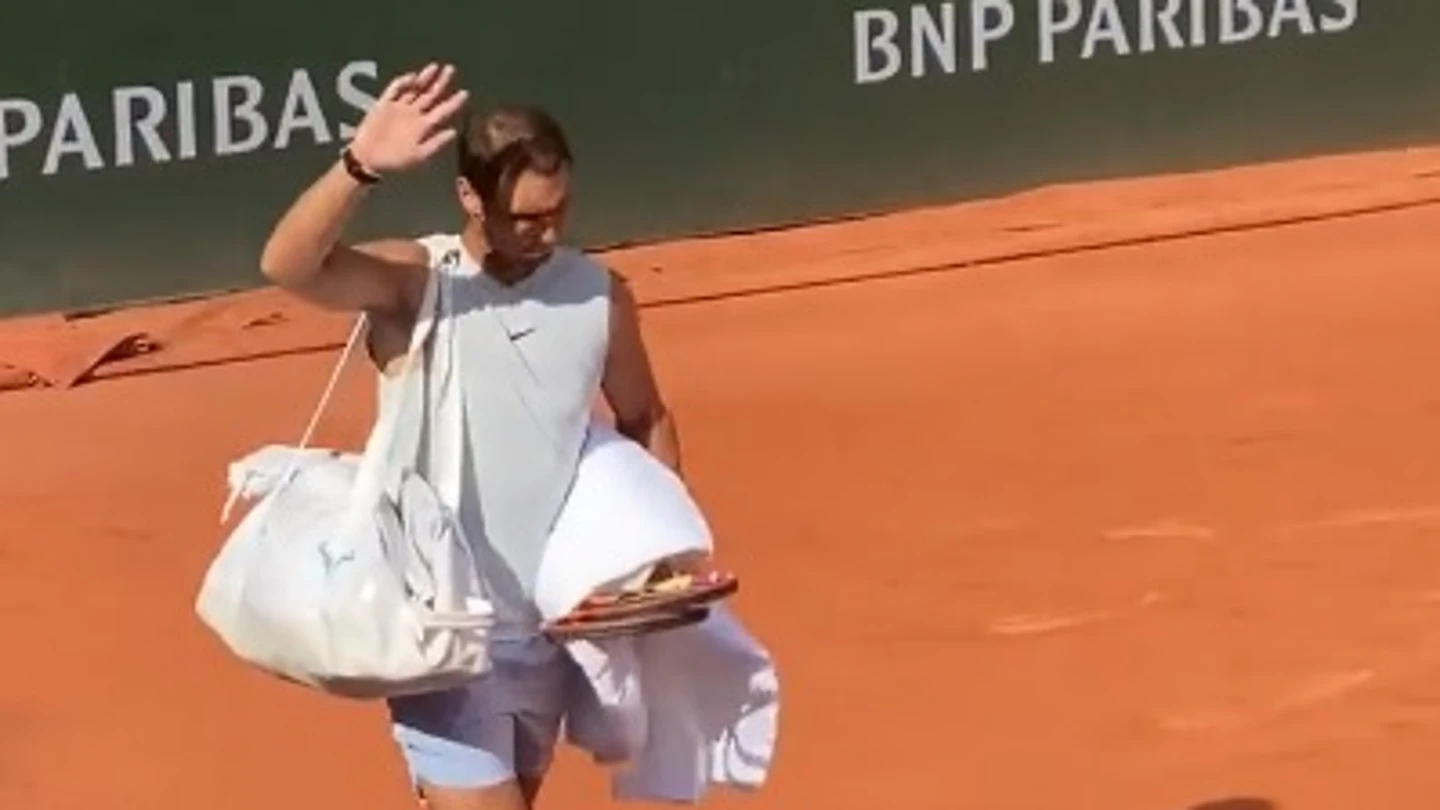 Rafa Nadal en Roland Garros Rafa Nadal en Roland Garros