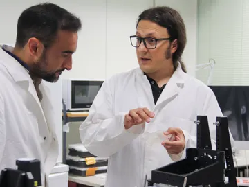 Investigadores muestran el holograma acústico en 3D Investigadores muestran el holograma acústico en 3D