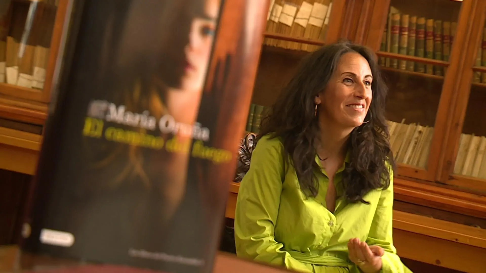 La escritora María Oruña