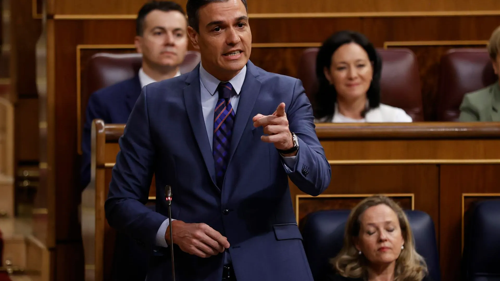 El presidente del Gobierno, Pedro Sánchez