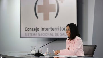 La ministra de Sanidad, Carolina Darias