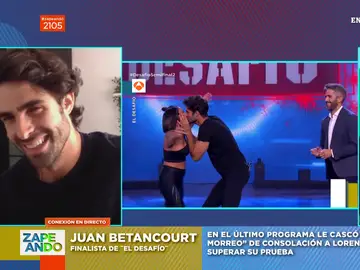 Juan Betancourt confiesa por qué besó a Lorena Castell delante de toda España: &quot;Fue improvisado, su