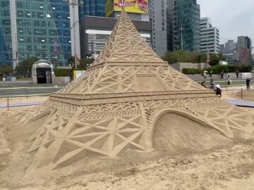 Las impresionantes esculturas de arena del Festival Haeundae de Corea del Sur