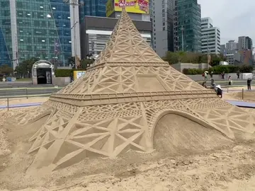 Las impresionantes esculturas de arena del Festival Haeundae de Corea del Sur Las impresionantes esculturas de arena del Festival Haeundae de Corea del Sur