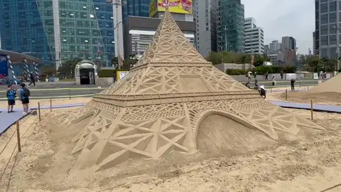 Las impresionantes esculturas de arena del Festival Haeundae de Corea del Sur Las impresionantes esculturas de arena del Festival Haeundae de Corea del Sur