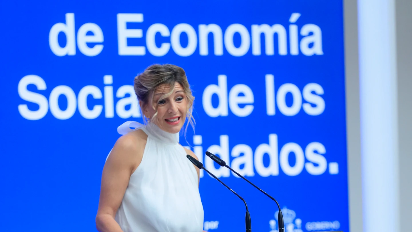 La vicepresidenta segunda y ministra de Trabajo y Economía Social , Yolanda Díaz La vicepresidenta segunda y ministra de Trabajo y Economía Social , Yolanda Díaz