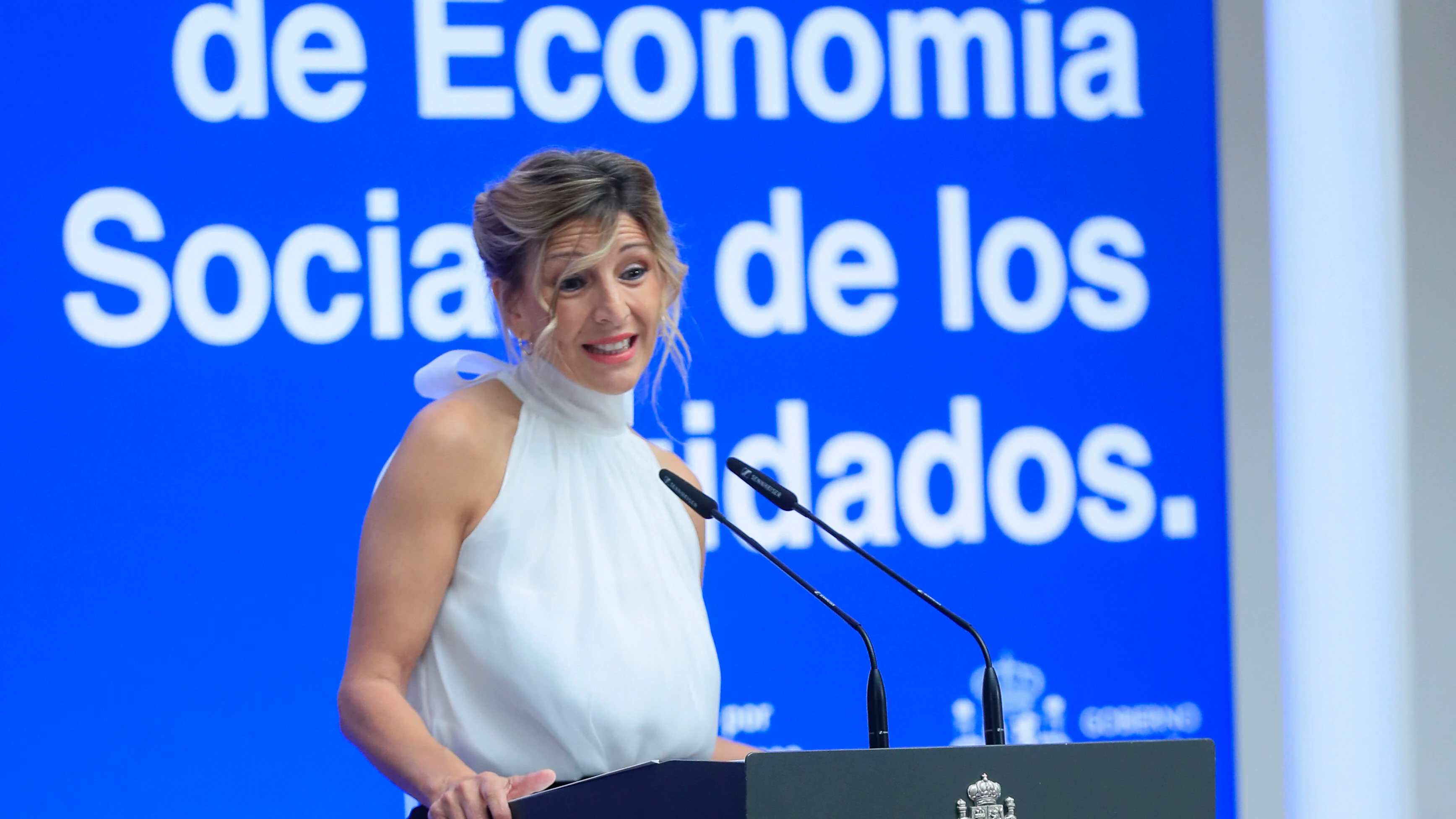 La vicepresidenta segunda y ministra de Trabajo y Economía Social , Yolanda Díaz