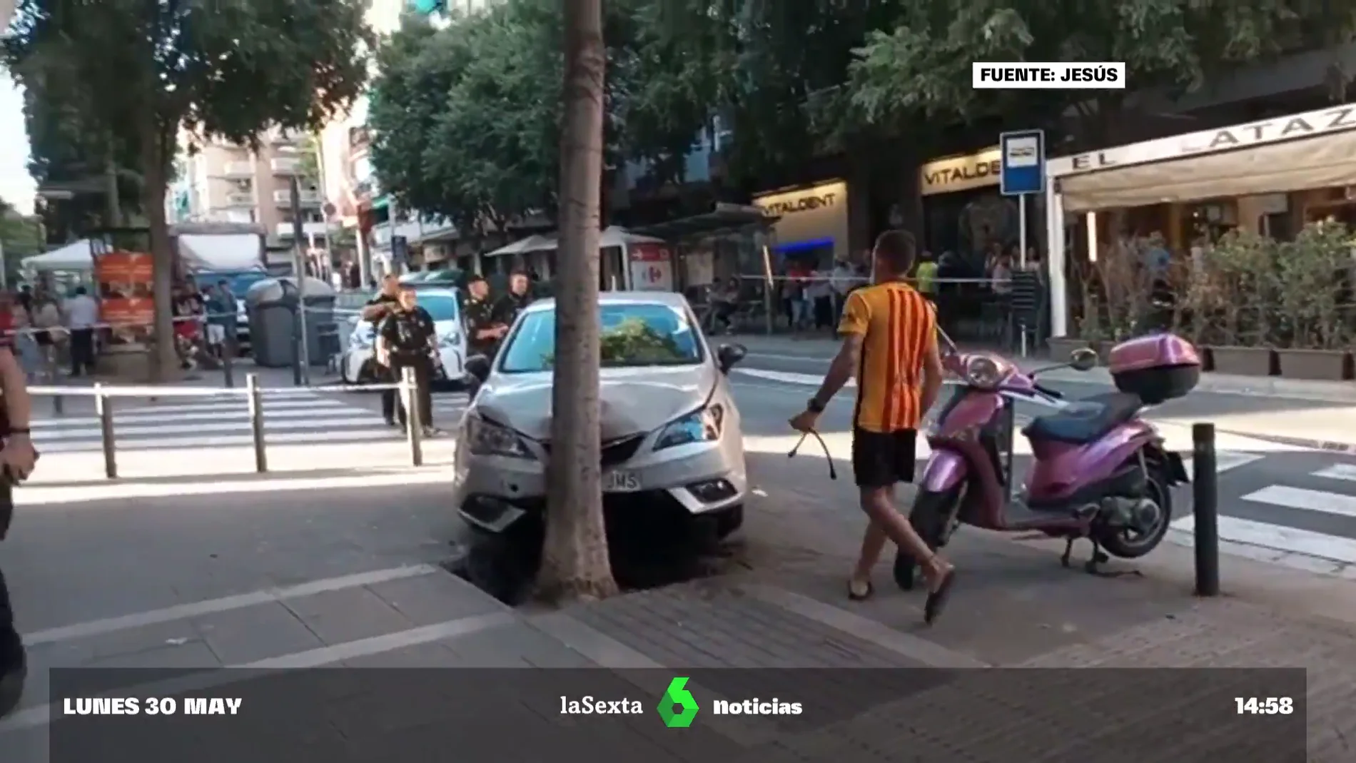 Vídeo | Una persecución de película para detener a unos ladrones en Santa Coloma de Gramenet (Barcelona)