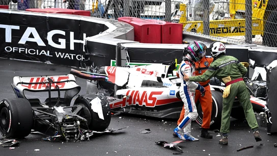 Accidente de Mick Schumacher en Mónaco Accidente de Mick Schumacher en Mónaco