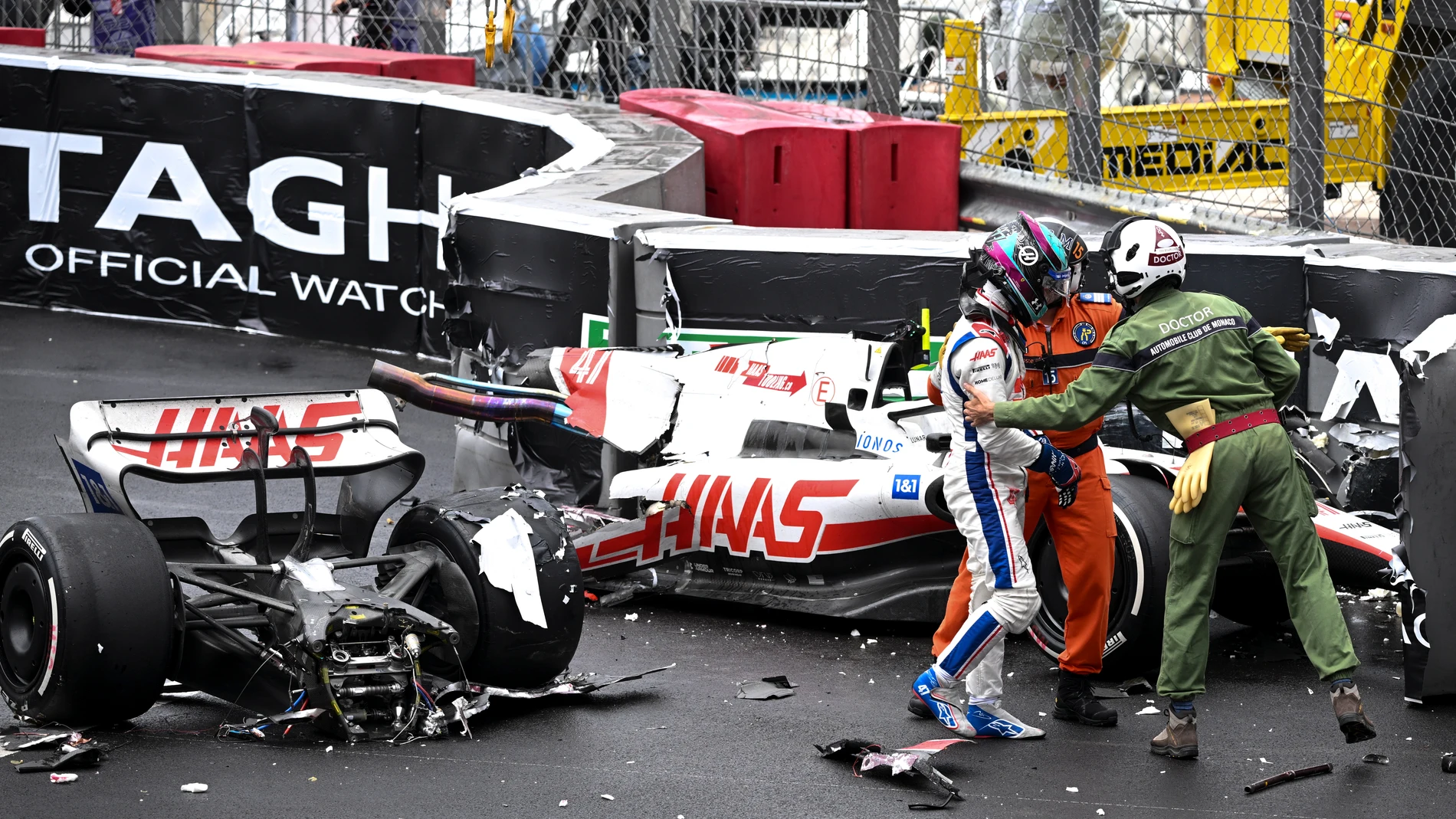 Accidente de Mick Schumacher en Mónaco