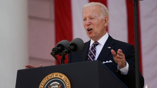 El presidente de Estados Unidos, Joe Biden, durante un discurso El presidente de Estados Unidos, Joe Biden, durante un discurso