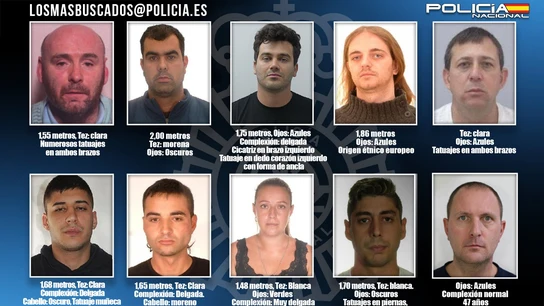 Estos diez fugitivos están en busca y captura y podrían ocultarse en nuestro país. Estos diez fugitivos están en busca y captura y podrían ocultarse en nuestro país.