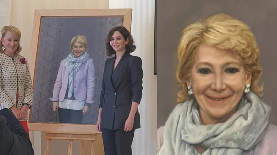 El cuadro de Esperanza Aguirre de más de 14.000 euros públicos que Ayuso colgará en Sol El cuadro de Esperanza Aguirre de más de 14.000 euros públicos que Ayuso colgará en Sol