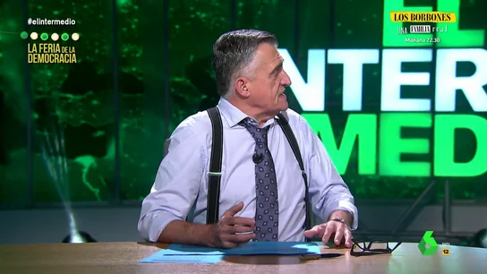La cómica reacción de Wyoming cuando escucha a Buxadé (Vox) por sorpresa en El Intermedio: "¿Se va a callar?" La cómica reacción de Wyoming cuando escucha a Buxadé (Vox) por sorpresa en El Intermedio: "¿Se va a callar?"