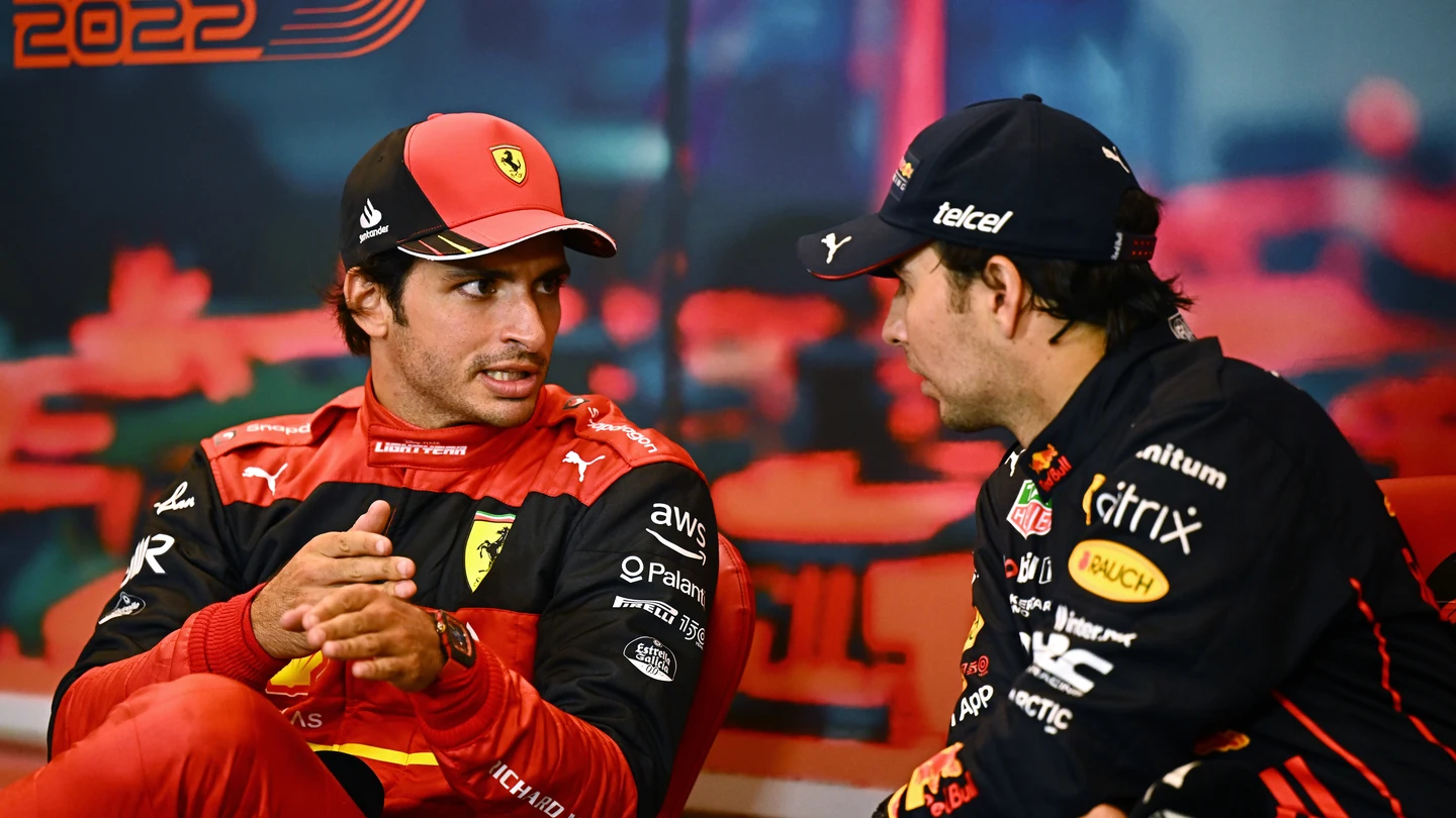 Carlos Sainz y 'Checo' Pérez Carlos Sainz y 'Checo' Pérez