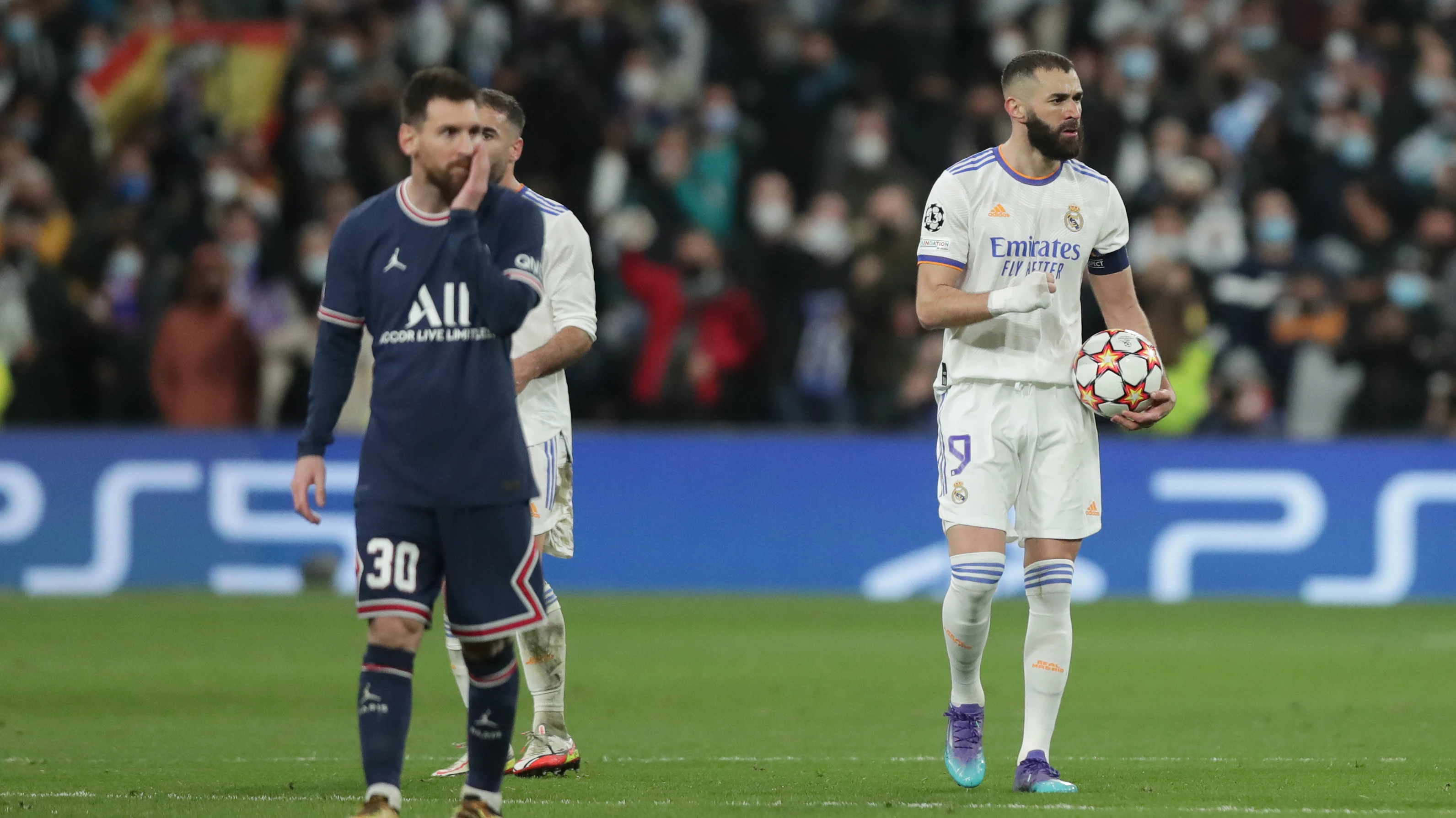 Leo Messi y Karim Benzema