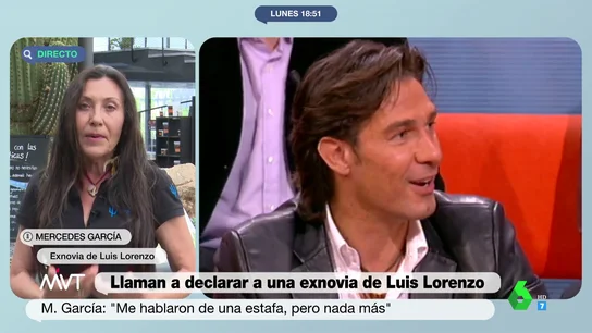 Mercedes García, exnovia de Luis Lorenzo, habla sobre la acusación de homicidio: "No le creo capaz" Mercedes García, exnovia de Luis Lorenzo, habla sobre la acusación de homicidio: "No le creo capaz"