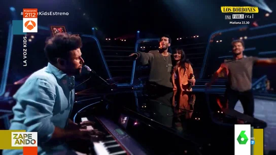 Así fue la increíble actuación de David Bisbal, Aitana, Sebastián Yatra y Pablo López para arrancar La Voz Kids Así fue la increíble actuación de David Bisbal, Aitana, Sebastián Yatra y Pablo López para arrancar La Voz Kids