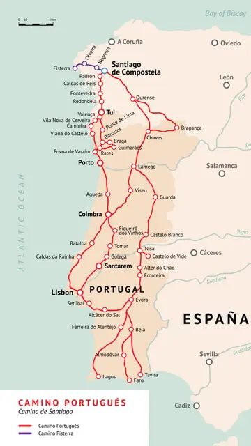 Camino Portugués del Camino de Santiago Camino Portugués del Camino de Santiago