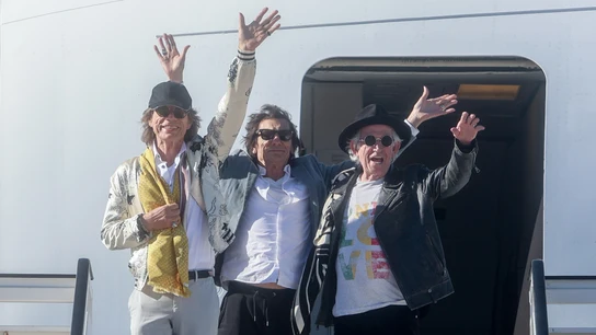 The Rolling Stones llegando a Madrid el pasado jueves The Rolling Stones llegando a Madrid el pasado jueves