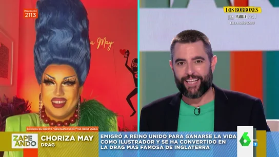 'Choriza May', la drag queen española que lo peta en Reino Unido: "Es un nombre típico de España por los políticos corruptos" 'Choriza May', la drag queen española que lo peta en Reino Unido: "Es un nombre típico de España por los políticos corruptos"