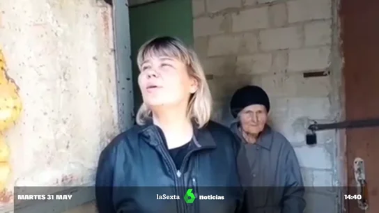 Una bomba impacta en directo en una entrevista en Severodonetsk, Ucrania La invasión rusa continúa