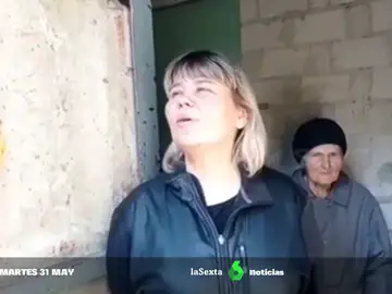 Una bomba impacta en directo en una entrevista en Severodonetsk, Ucrania