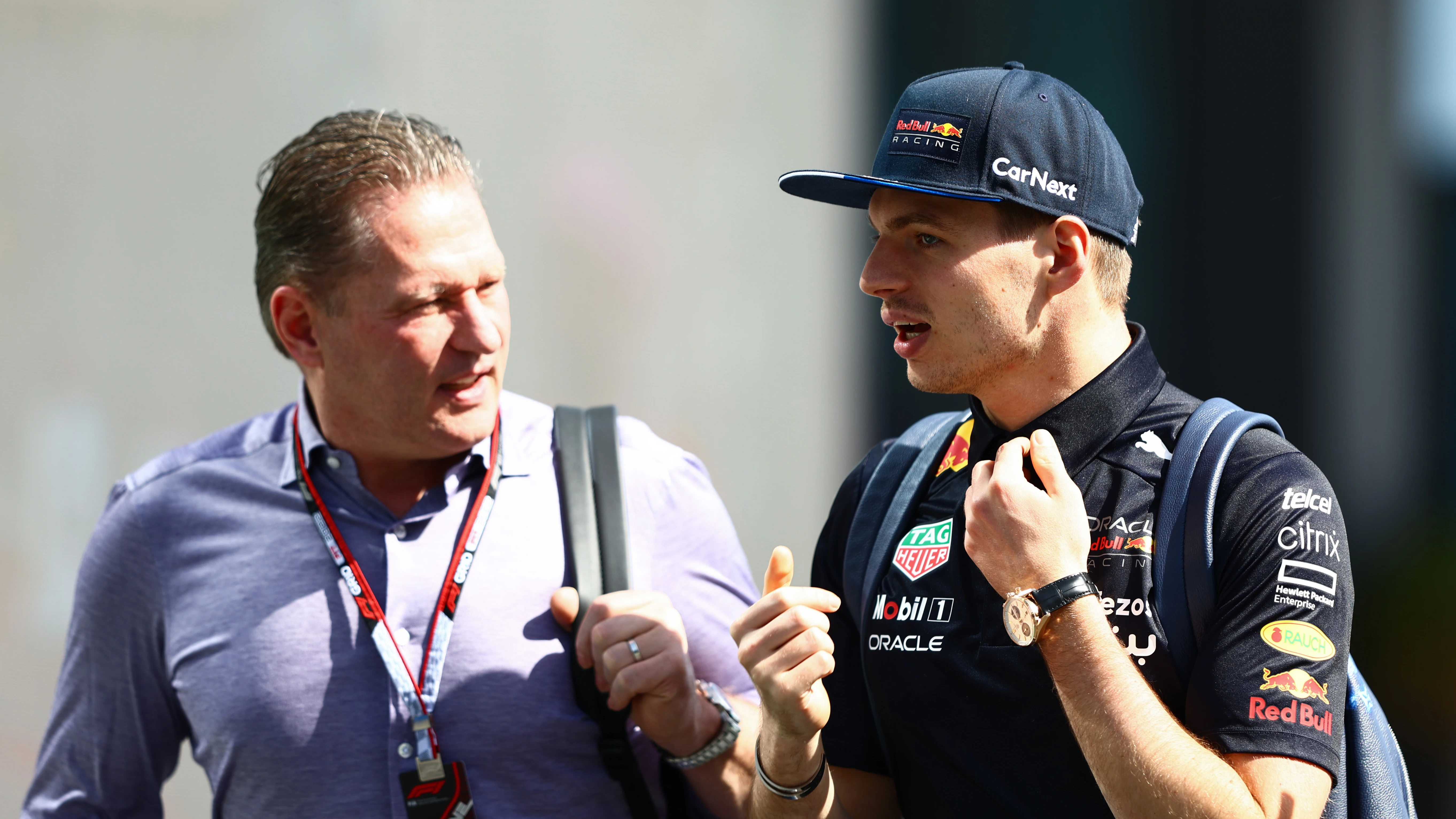 Jos y Max Verstappen