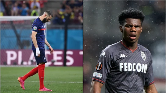 Karim Benzema y Aurélien Tchouaméni Karim Benzema y Aurélien Tchouaméni