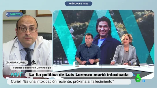 La tía política de Luis Lorenzo ingirió algo tóxico "muy poco antes de su fallecimiento" La tía política de Luis Lorenzo ingirió algo tóxico "muy poco antes de su fallecimiento"