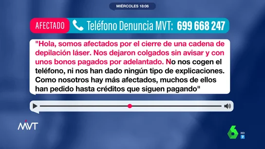 Más de 500 afectados por el cierre de un centro de depilación láser sin la devolución de los bonos comprados Más de 500 afectados por el cierre de un centro de depilación láser sin la devolución de los bonos comprados