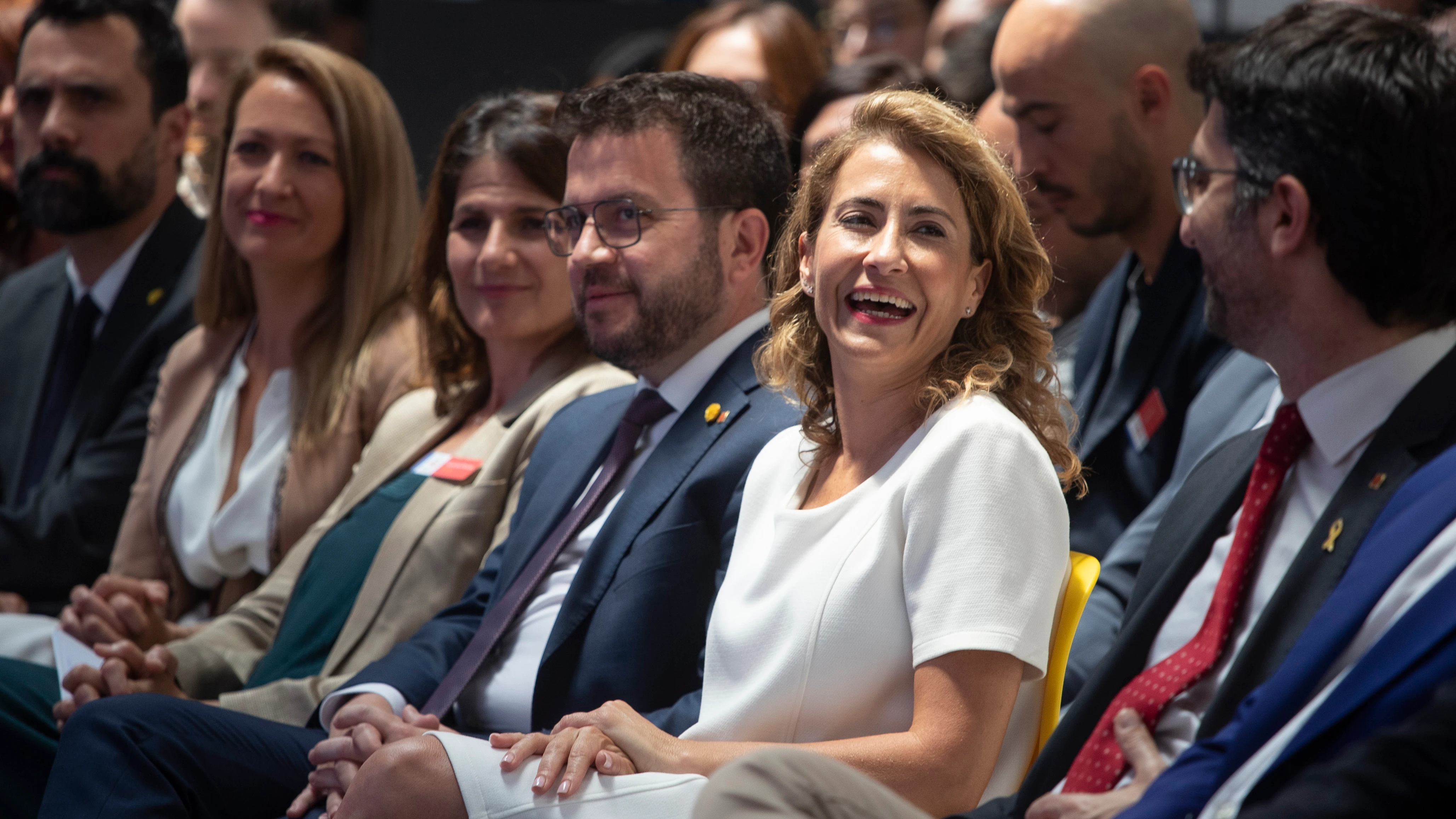 La ministra Sánchez se reúne con Aragonès tras el malestar de la Generalitat por las inversiones en Cataluña