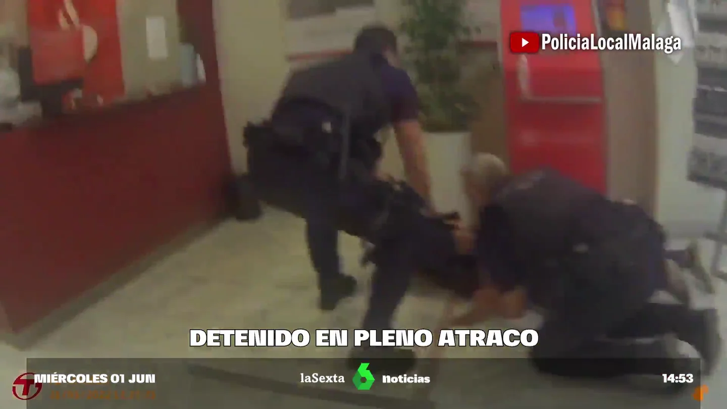 detenido en pleno atraco detenido en pleno atraco