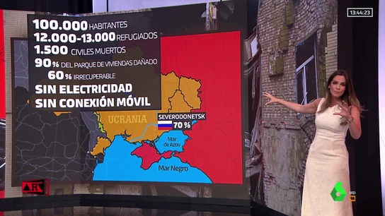 Severodonetsk, a punto de caer: cerca de 13.000 personas se refugian en sótanos Severodonetsk, a punto de caer: cerca de 13.000 personas se refugian en sótanos