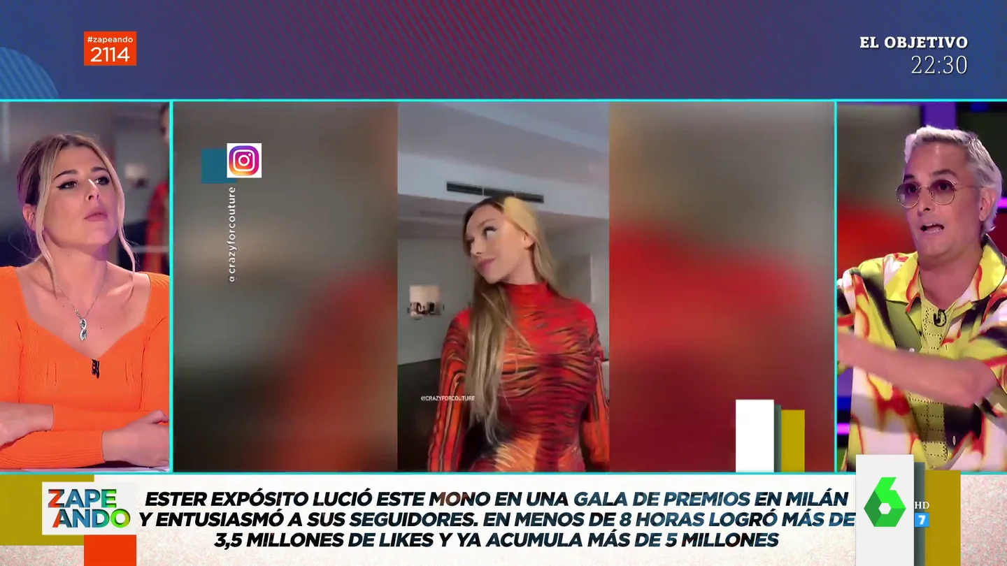 La reacción de Josie cuando Valeria Ros afirma que tiene este mismo mono explosivo de Ester Expósito que arrasa en redes La reacción de Josie cuando Valeria Ros afirma que tiene este mismo mono explosivo de Ester Expósito que arrasa en redes